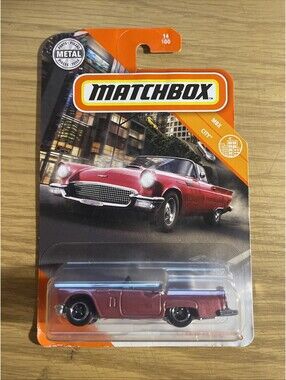Matchbox '57 Ford Thunderbird Red MBX City 14 (#100) Treasure Hunt